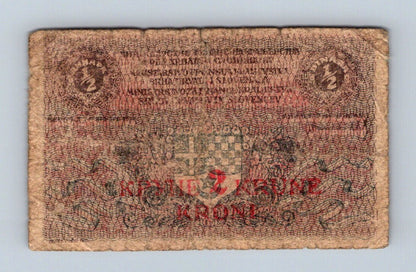 Bankovka 1/2 Dinara 1919 (B0190)