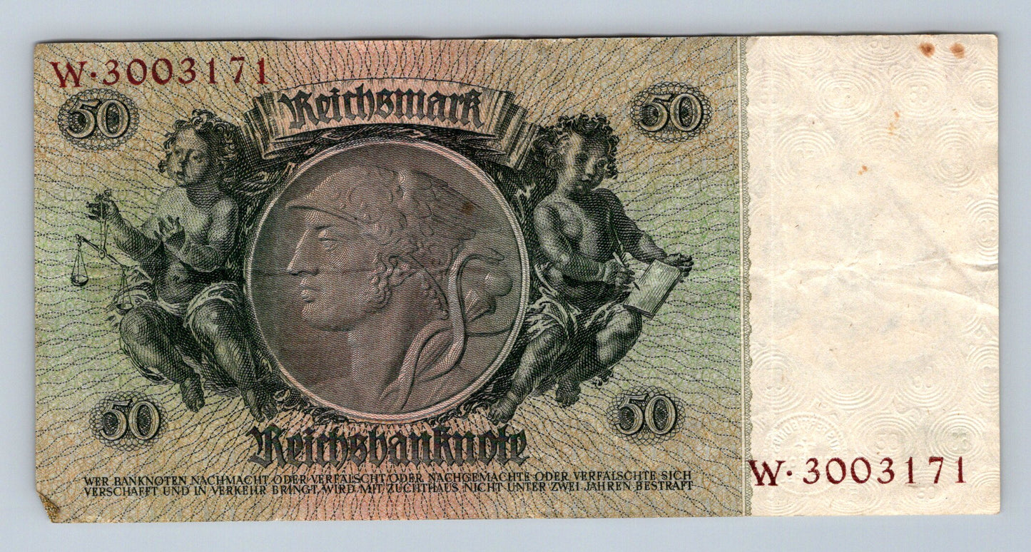 Bankovka Nemecko 50 Reichsmark 1933 W.3003171 (B0200)