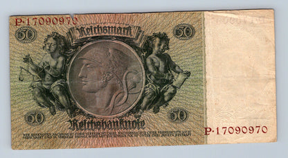Bankovka Nemecko 50 Reichsmark 1933 P P17090970 (B0201)