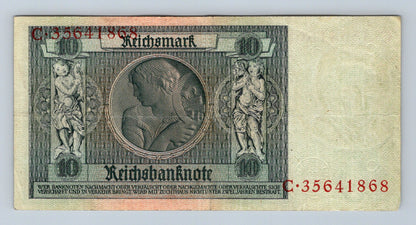 Bankovka Nemecko 10 Reichsmark 1929 C 35641868 (B0206)