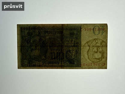 Bankovka Nemecko 10 Reichsmark 1929 C 35641868 (B0206)