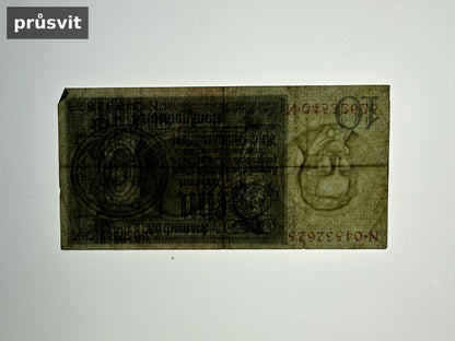 Bankovka Nemecko 10 Reichsmark 1929 N N04532625 (B0208)