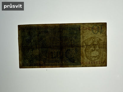 Bankovka Nemecko 10 Reichsmark 1929 F F25838976 (B0209)