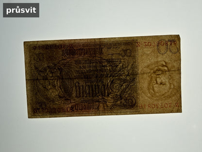 Bankovka Německo 20 Reichsmark 1929 Z Z20730816 (B0216)