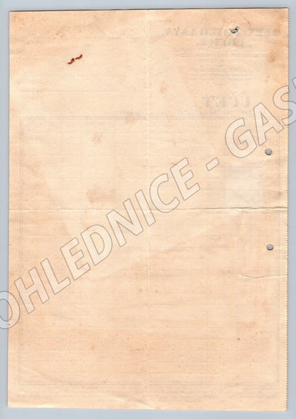 Stary Alex Fried a Syn Prčice Ucet 1936 s kolkem (F127)