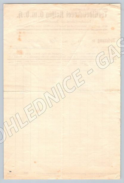 Stary Textildruckerei Reißig G. m. b. H. Plauen Rechnung 1932 (F157)