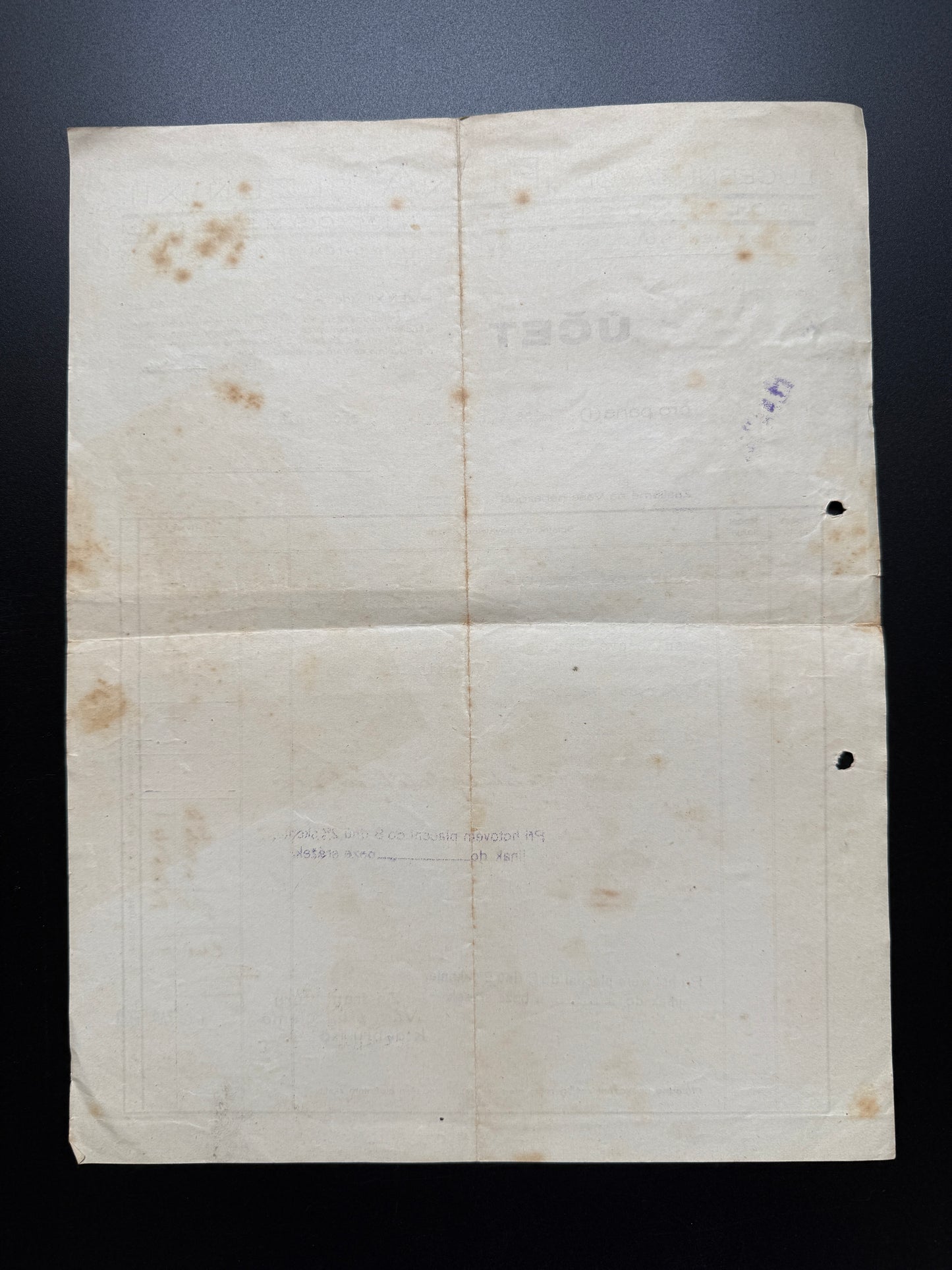 Stary účet Lučební závod ELKA Plzeň 1920 s kolky (F199)