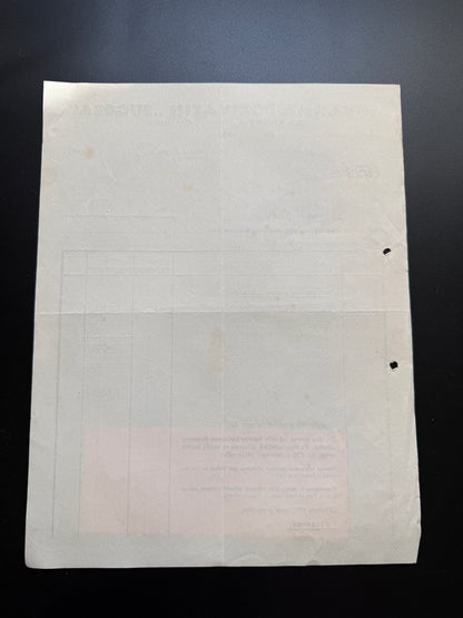 Stary účet Továrna poživatin SUCOSA Praha, 1932 (F205)