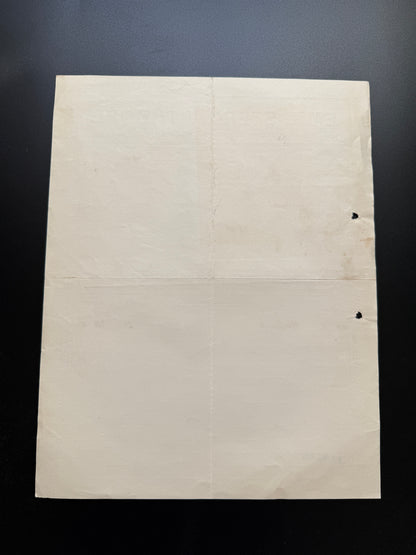 Stary účet EMIL STERN, Tábor, 1929, s kolkem (F210)