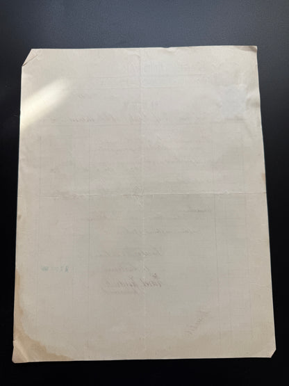 Stary účet Karel Jindrák Benešov 1937, s kolkem (F217)