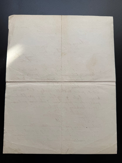 Stary dopis J.U.Dr. Oswald Thun-Salmsche Klösterle, 1923 (F219)