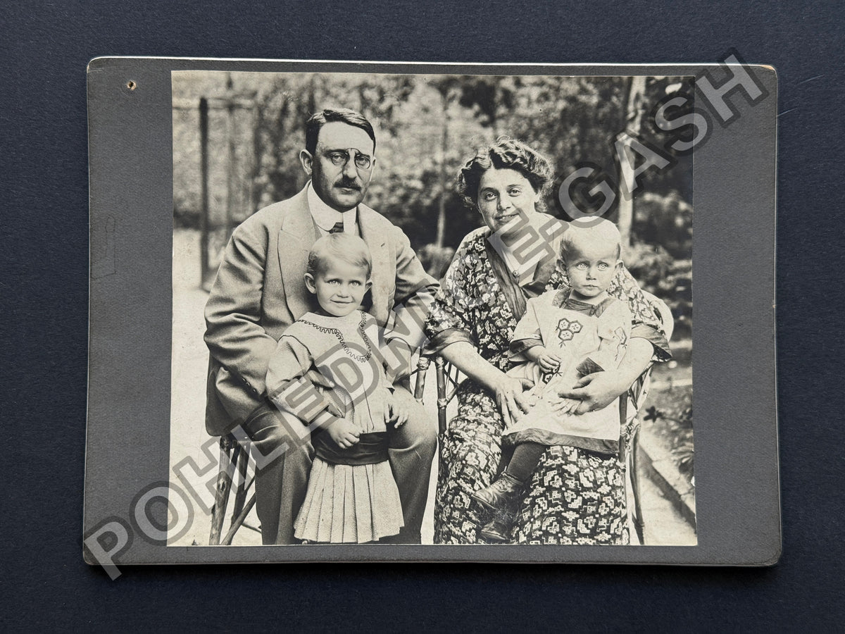 Stará fotografie rodina s dětmi (BM26973)