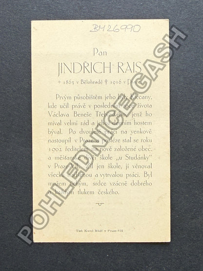 Stará fotografie Jindřich Rais portrét (BM26990)