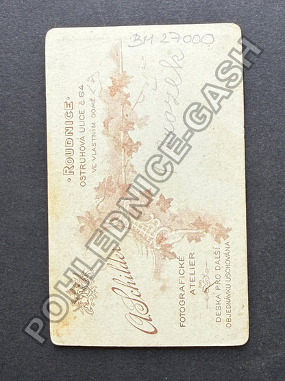 Stará fotografie Roudnice portrét dámy (BM27000)