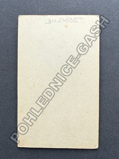 Stará fotografie Praha mladý muž s knírkem (BM27005)