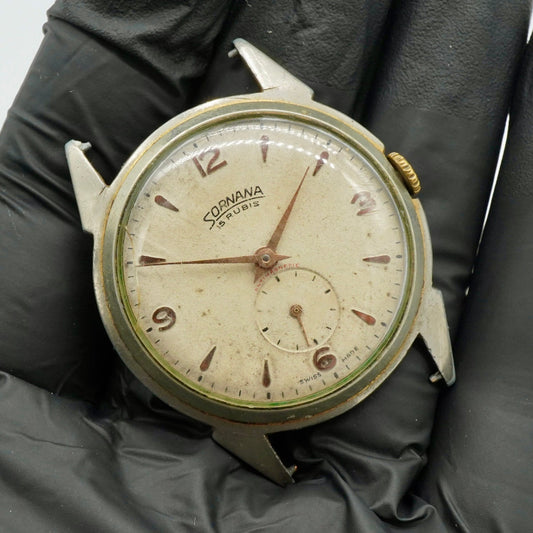 Hodinky Sornana 15 rubis Antimagnetic swiss made nefunkční (SE138)