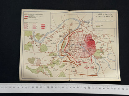 Starý Soubor starých školních map – Evropa svět 1. světová (BM170)
