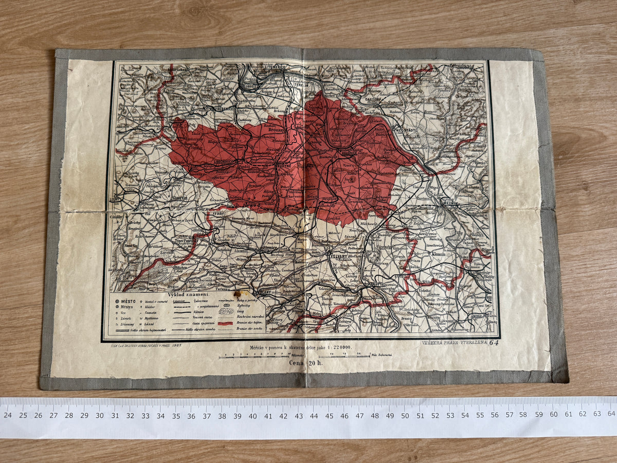 Starý Stará mapa Roudnicka 1902 – Roudnice Libochovice Budyně (BM179)