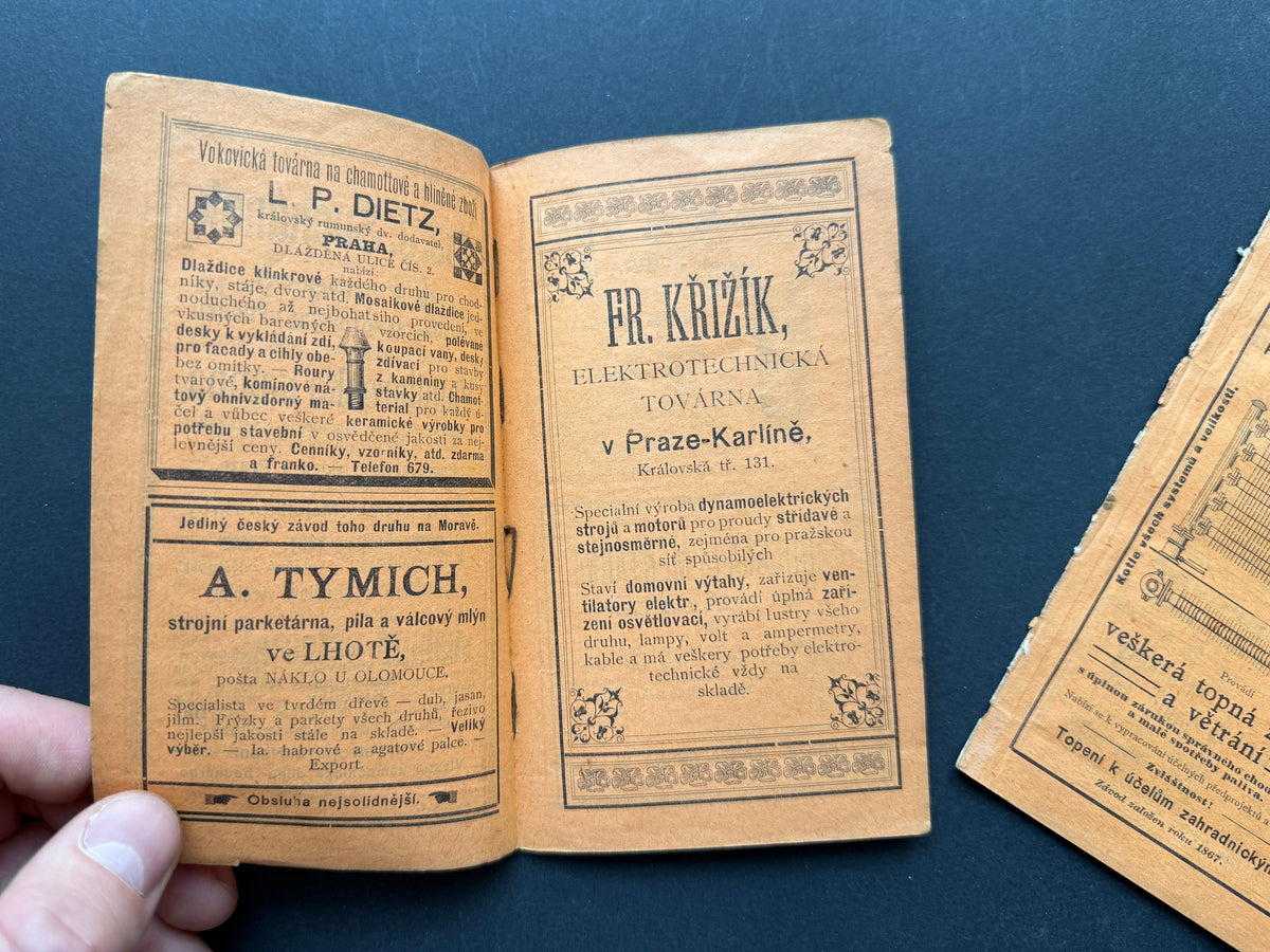 Starý Katalogy B. Škarda Jan Štětka topení a větrání (BM185)
