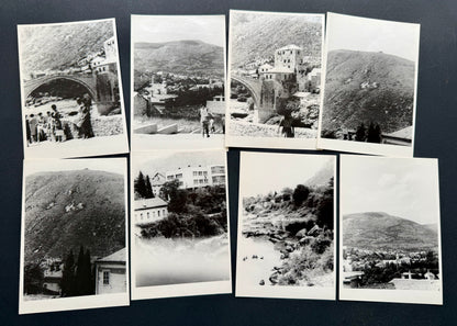 FOTOGRAFIE Mostar Bosna a Hercegovina soubor 8 kusů (BM191)