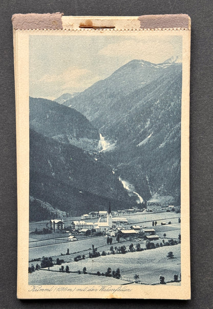 Fotografie Krimml 1076m s vodopády Rakousko (BM197)