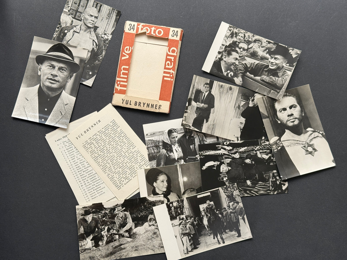 Stará fotografie Soubor fotografií a textů Yul Brynner (BM203)