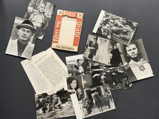 Stará fotografie Soubor fotografií a textů Yul Brynner (BM203)