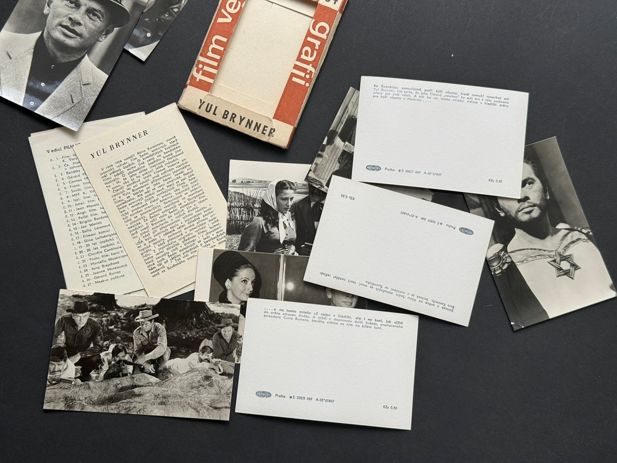 Stará fotografie Soubor fotografií a textů Yul Brynner (BM203)