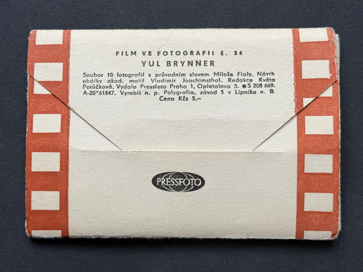 Stará fotografie Soubor fotografií a textů Yul Brynner (BM203)
