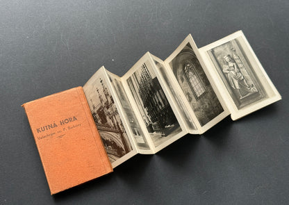 Stará fotografie Leporelo Kutná Hora Velechrám sv. P. Barbory (BM206)