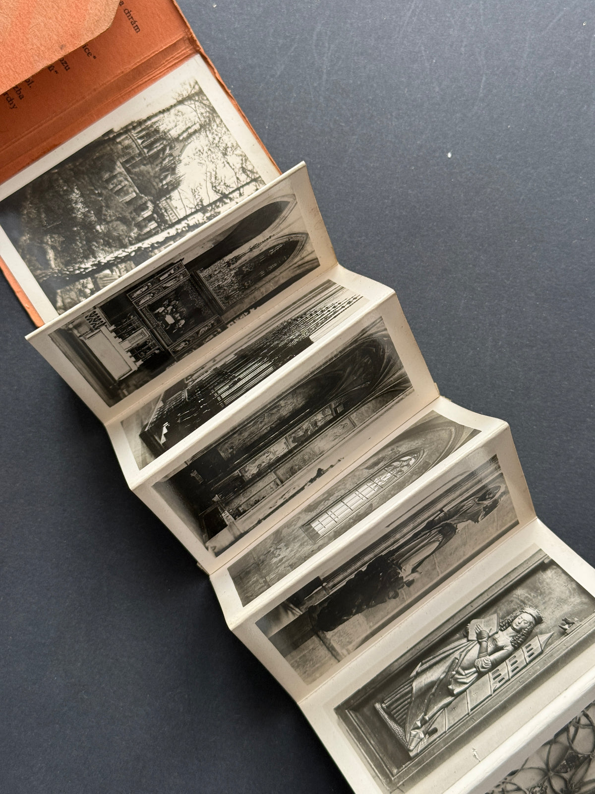 Stará fotografie Leporelo Kutná Hora Velechrám sv. P. Barbory (BM206)