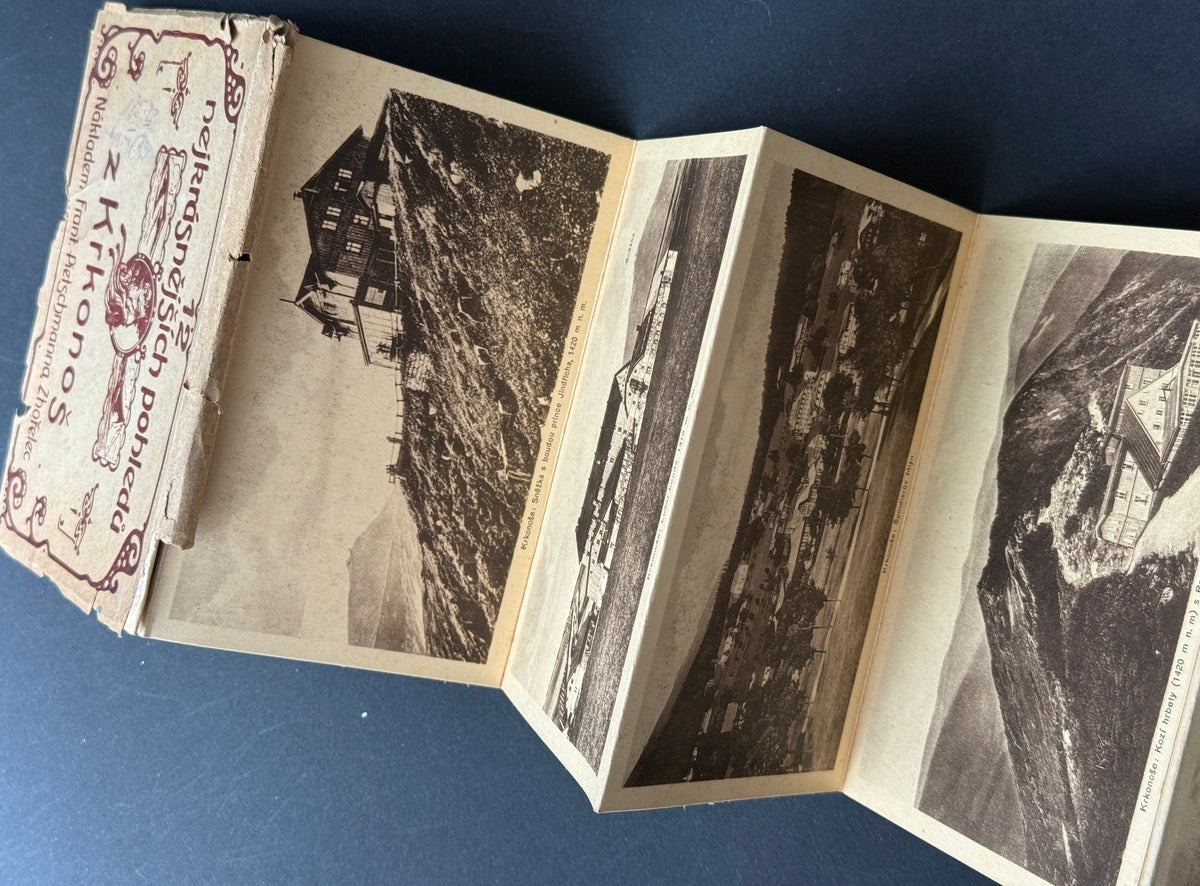 Pohlednice soubor 12 nejkrásnějších pohledů z Krkonoš (BM207)