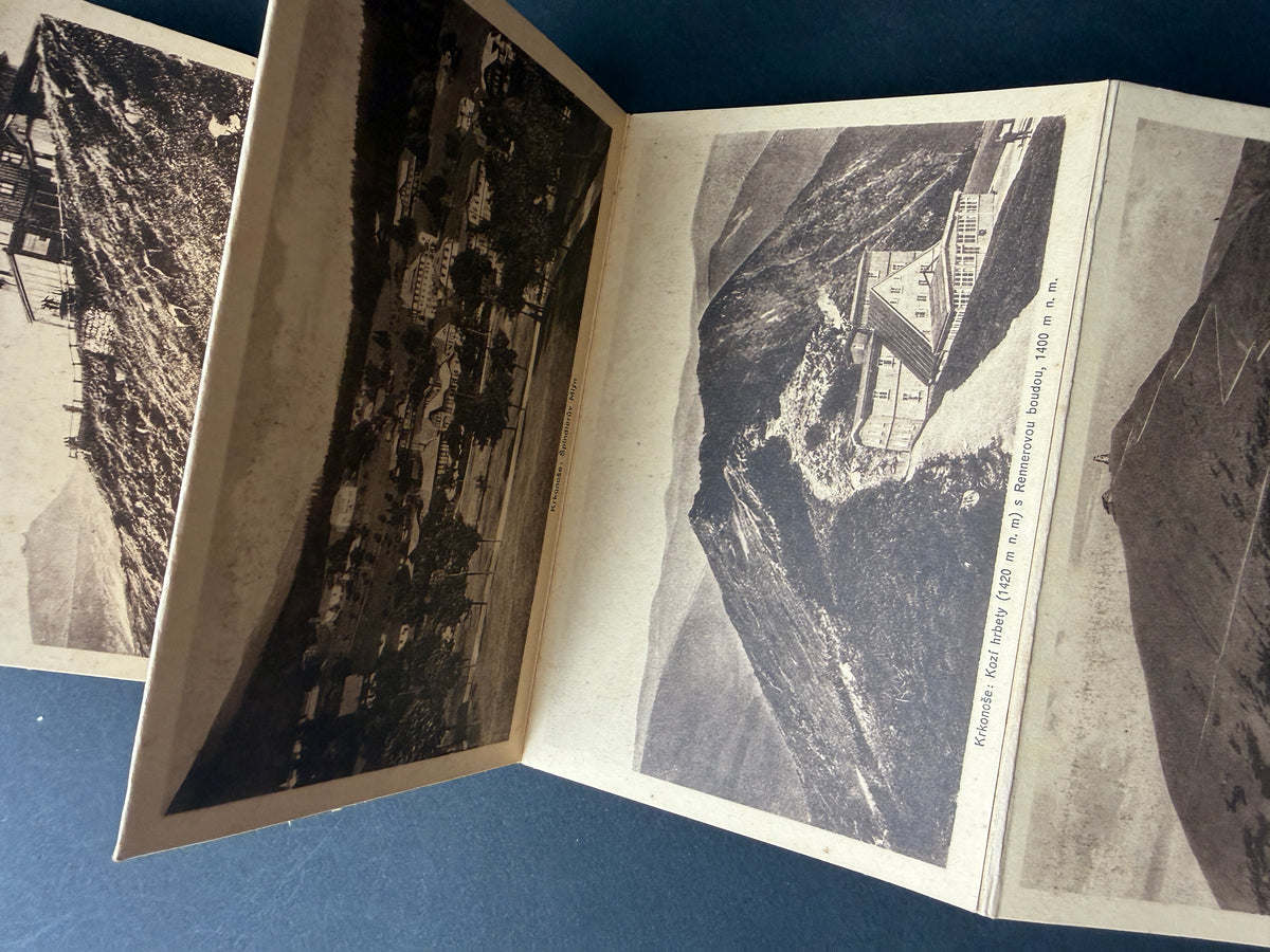 Pohlednice soubor 12 nejkrásnějších pohledů z Krkonoš (BM207)