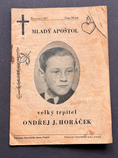 Starý Dokument úryvek z knihy Andra v kolonii 1940 (BM216)