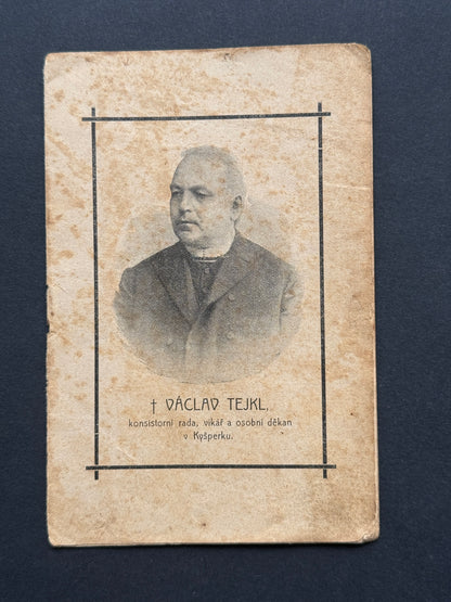 Starý Kniha Řeč při pohřbu Václava Tejkla 1906 (BM217)