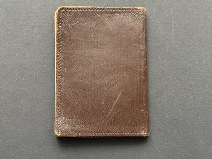 Diář zápisník s koženými deskami a poznámkami (BM219)