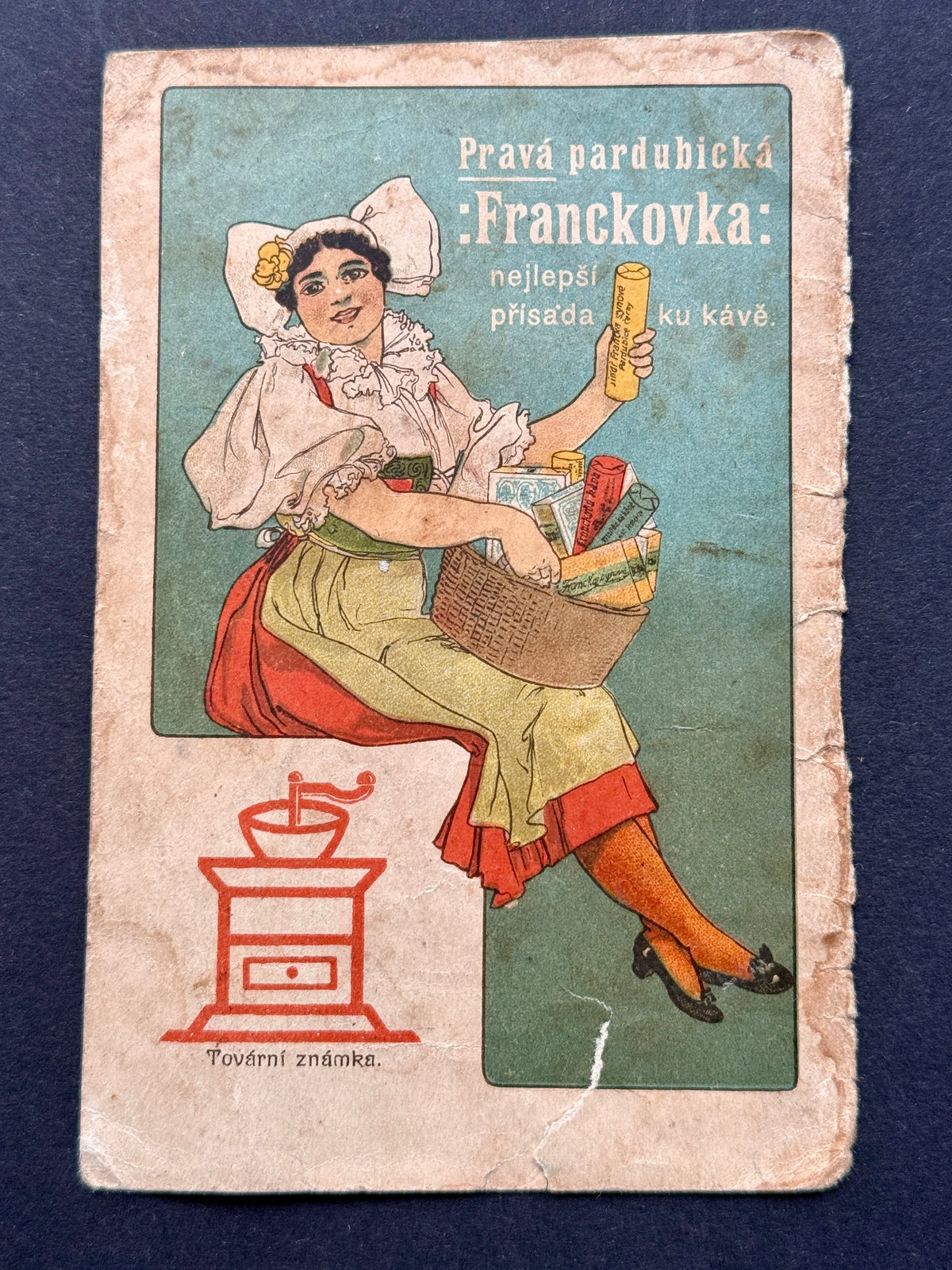 Reklamní kartička Franckovka Pardubice (BM223)