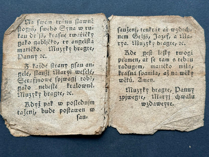 Starý Zpěvník Nábožná píseň Panně Maryi V Praze (BM224)