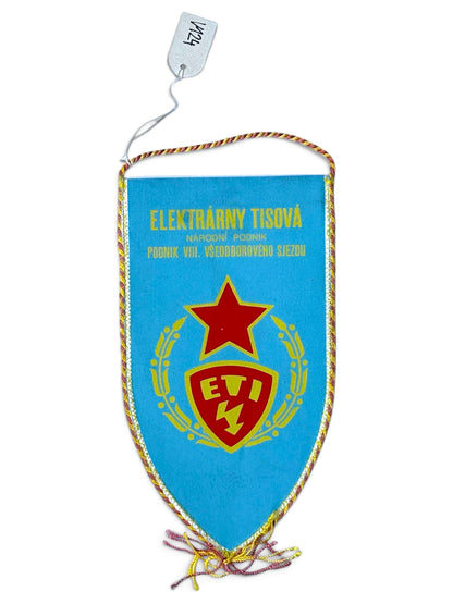 Vlaječka Elektrárny Tisová Podnik VIII. Všesvazového sjezdu (V124)
