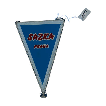 Vlaječka Sazka Praha s maskotem Trixi (V147)