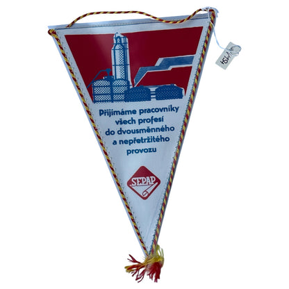 Vlaječka SEPAP Severočeské papírny Štětí náborová (V154)