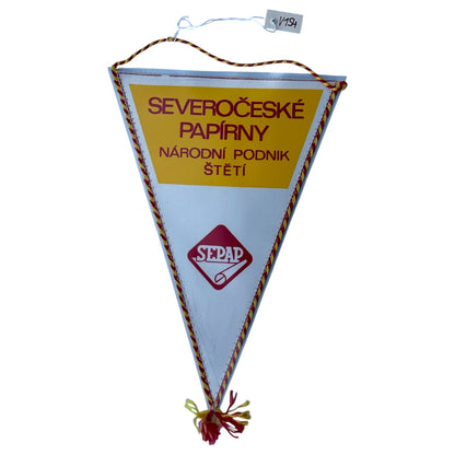 Vlaječka SEPAP Severočeské papírny Štětí náborová (V154)