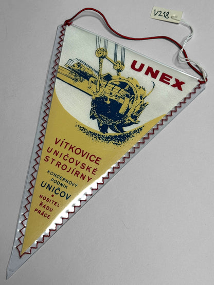 Vlaječka UNEX VÍTKOVICE UNICOVSKÉ STROJÍRNY (V218)
