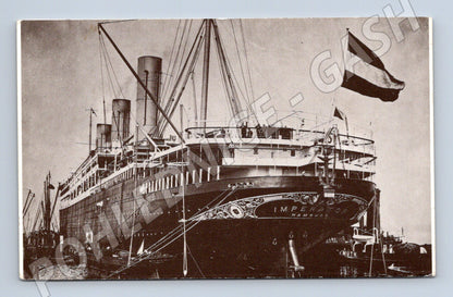 Pohlednice Německo Hamburg loď Imperator 1913 (BM25225)