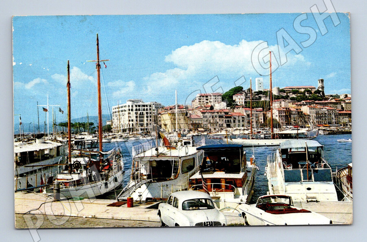 Pohlednice Francie Cannes přístav 1969 (BM25231)