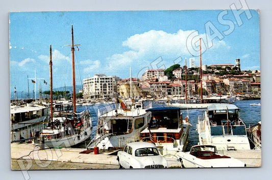 Pohlednice Francie Cannes přístav 1969 (BM25231)