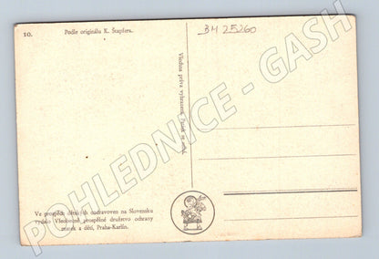 Pohlednice NA PAMÁTKU perníková srdce K. Štapfer (BM25260)