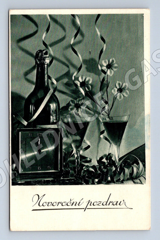 Pohlednice Novoroční pozdrav Protektorát 1943 (BM25268)