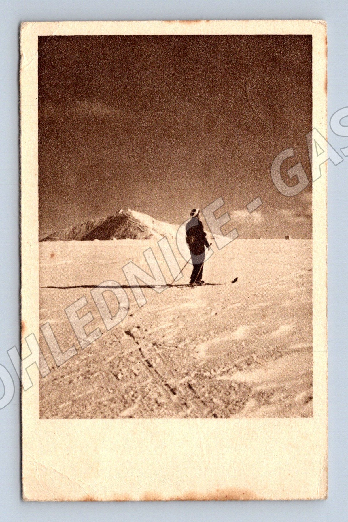 Pohlednice Horolezec na skále Novoroční (BM25278)
