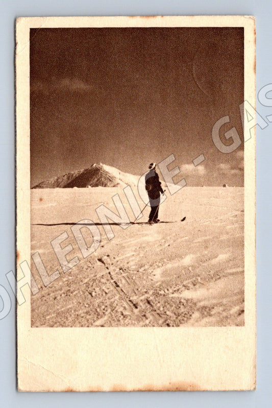 Pohlednice Horolezec na skále Novoroční (BM25278)